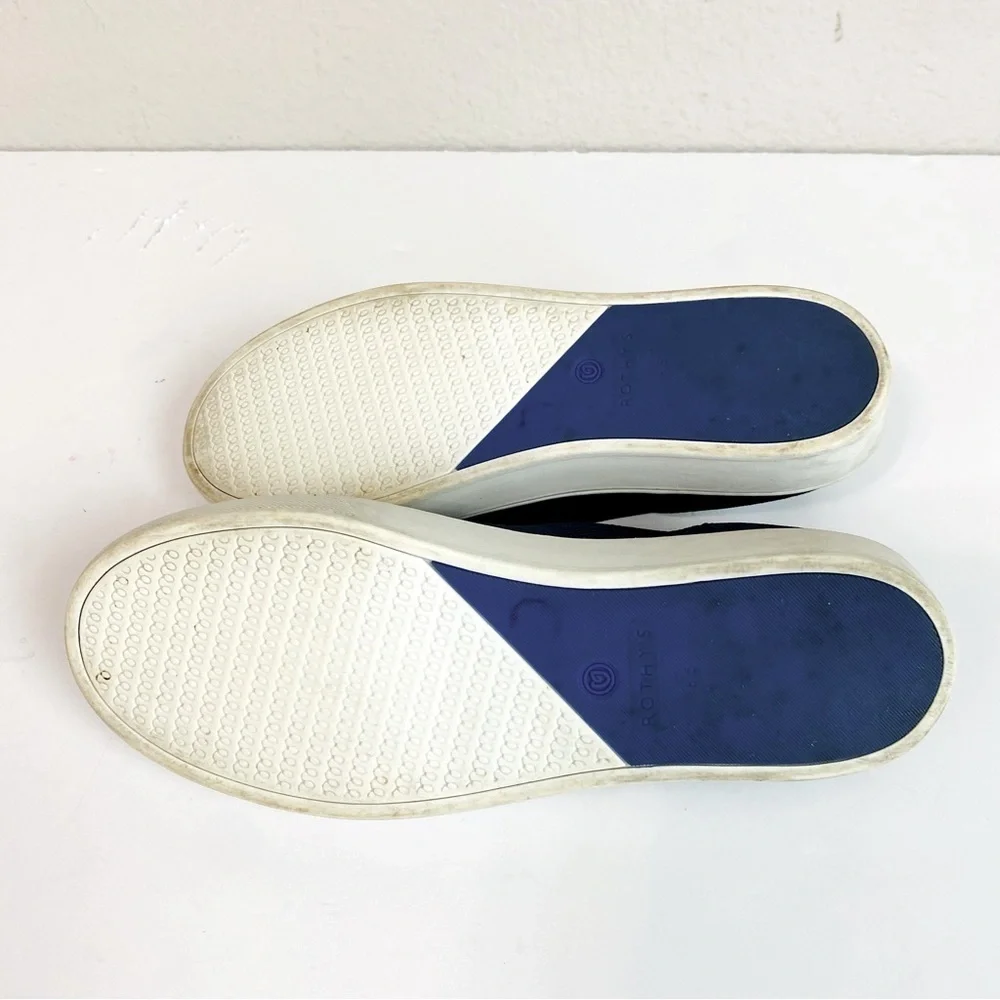 Rothy’s The Sneaker Navy Maritime Lattice Stitch Size 8.5